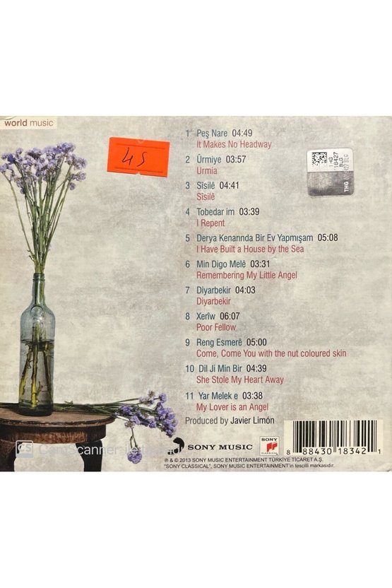 (PLAK DEĞİLDİR CD DİR) Cd Aynur Hevra Together Cd
