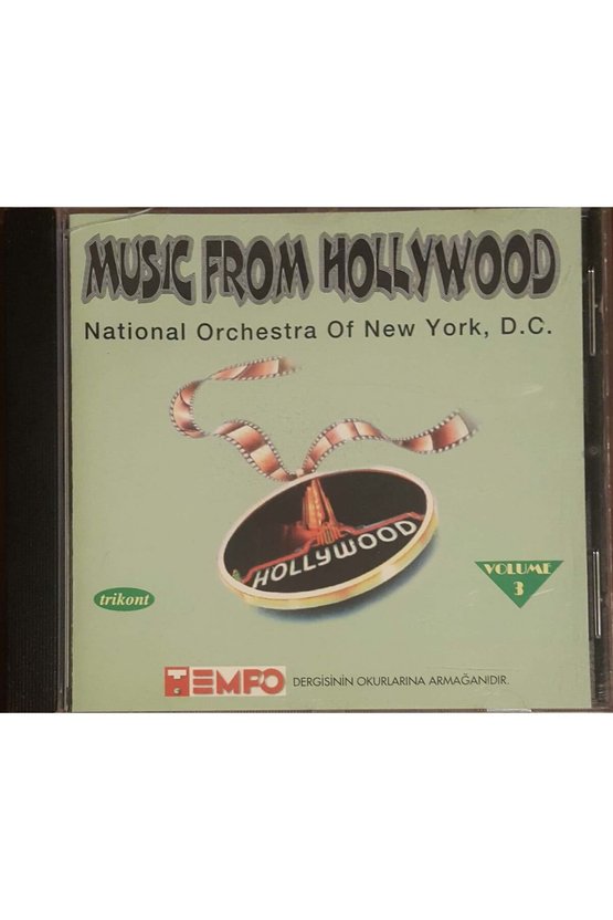 (PLAK DEĞİLDİR CD DİR) Cd Music From Hollywood Natinal Orchestra Of New York, D.c. Volume 3 Cd