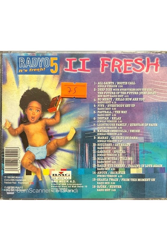 (PLAK DEĞİLDİR CD DİR) Cd Radyo 5 Iı Fresh Cd