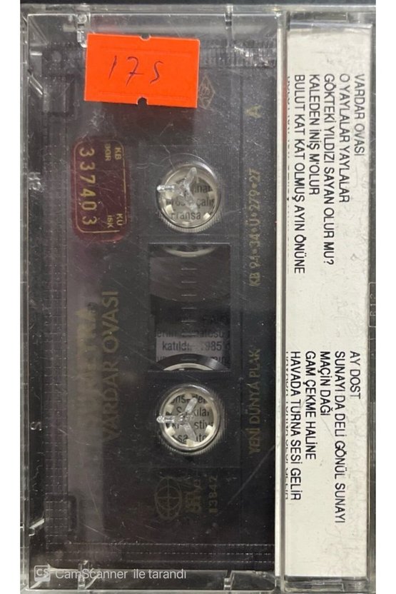 Süsmeyra Vardar Ovası Kaset