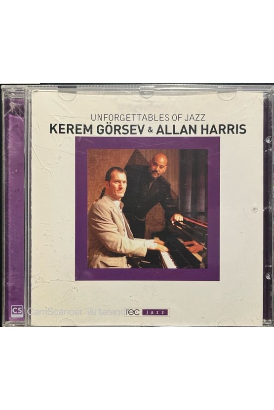(PLAK DEĞİLDİR CD DİR) Cd Kerem Görsev & Allan Harris Unforgettables Of Jazz Cd