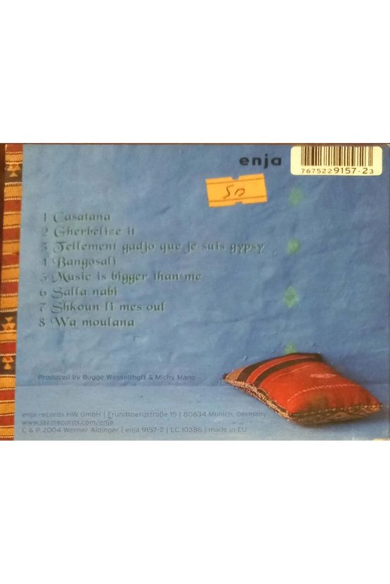 (PLAK DEĞİLDİR CD DİR) Cd Michey Mano The Cool Side Of The Pillow Cd
