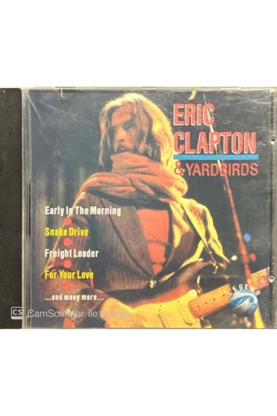 (PLAK DEĞİLDİR CD DİR) Cd Eric Clapton & Yardbirds Unoffical Cd