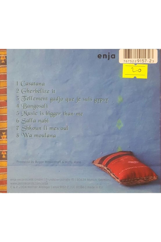 (PLAK DEĞİLDİR CD DİR) Cd Michn Mano The Cool Side Of The Pillw Cd