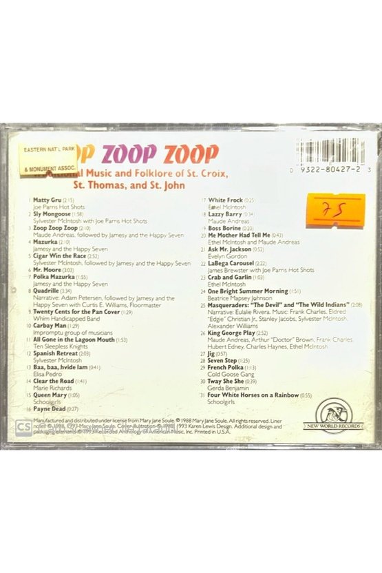 (PLAK DEĞİLDİR CD DİR) Cd Zoop Zoop Zoop Cd