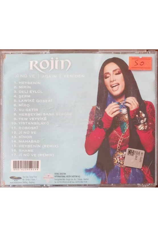 (PLAK DEĞİLDİR CD DİR) Cd Rojin Ji Nü Ve Agaın Yeniden Cd