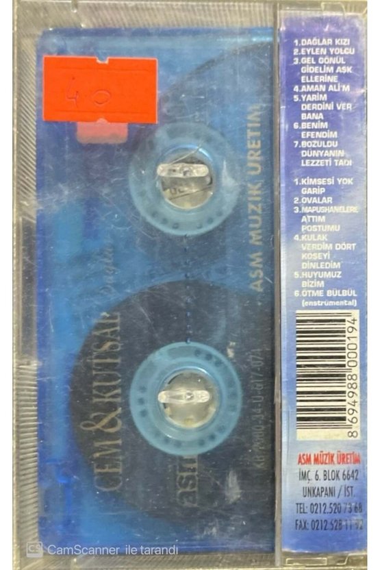 Cem&Kutsal Dağlar Kızı Kaset