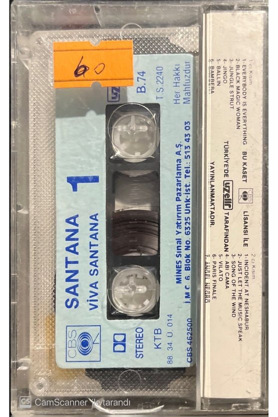 Santana Viva Santana Kaset