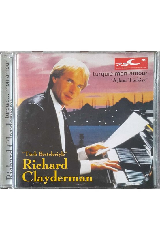 (PLAK DEĞİLDİR CD DİR) Cd Türk Besteleriyle Richard Clayderman Cd