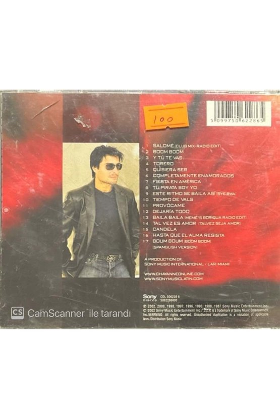 (PLAK DEĞİLDİR CD DİR) Cd Chayanne Greatest Hits Cd