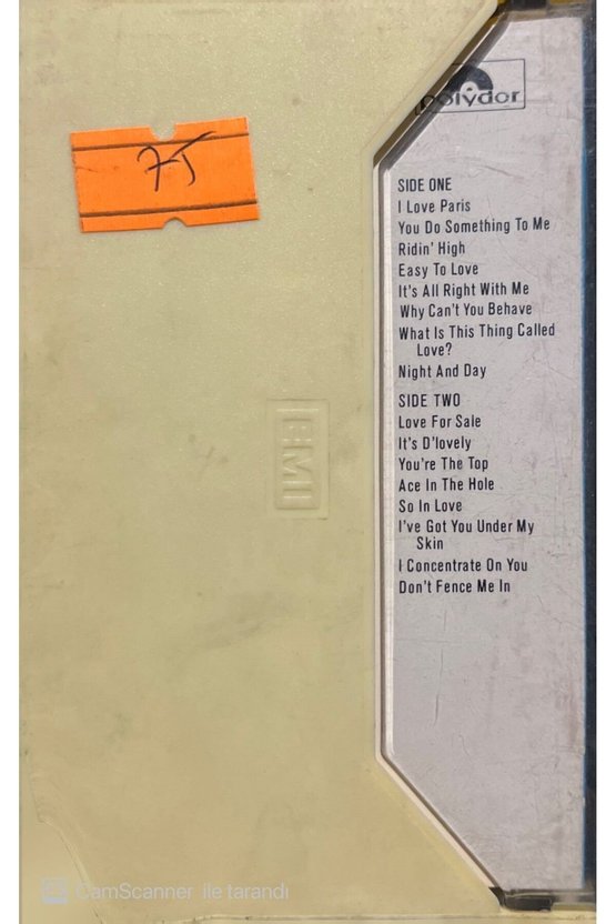 Ella Fitzgerald Sing The Cole Porter Songbook Vol.2 Kaset