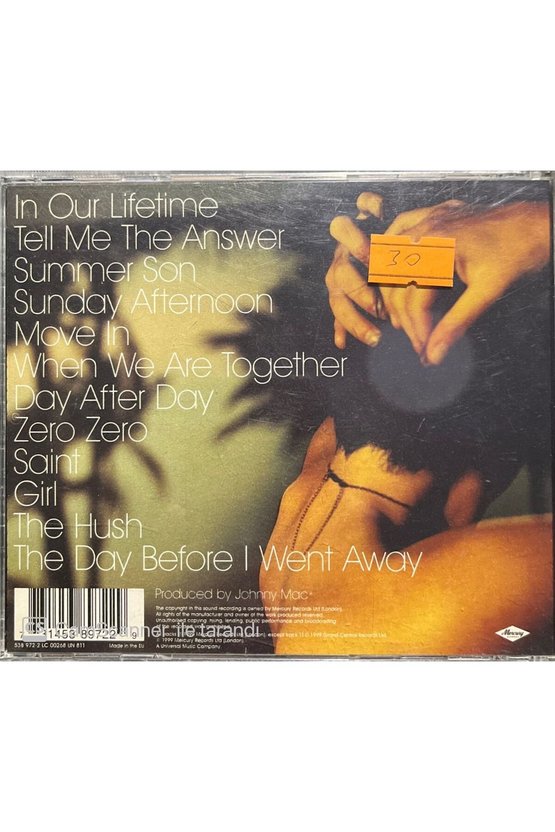 (PLAK DEĞİLDİR CD DİR) Cd Texas The Hush Cd