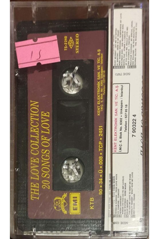 The Love Collection 20 Songs Of Love Kaset