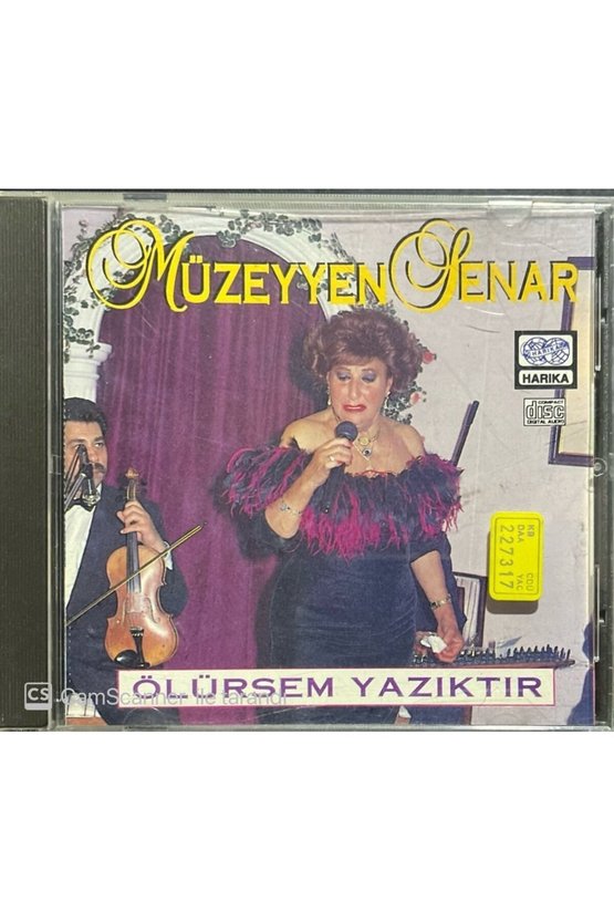 (PLAK DEĞİLDİR CD DİR) Cd Müzeyyen Senar Ölürsem Yazıktır Sarı Bandrollü Cd