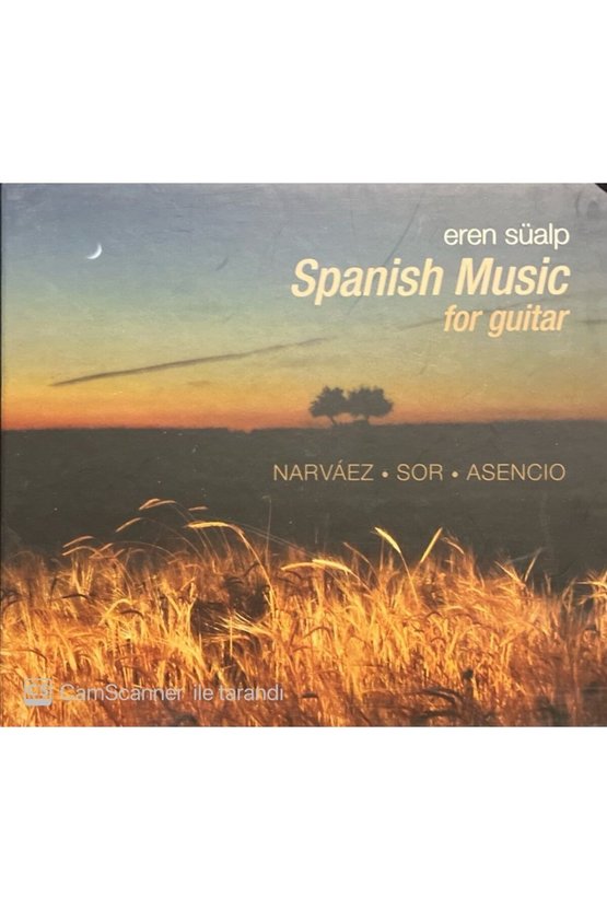 (PLAK DEĞİLDİR CD DİR) Cd Eren Süalp Spanish Music For Guitar Cd