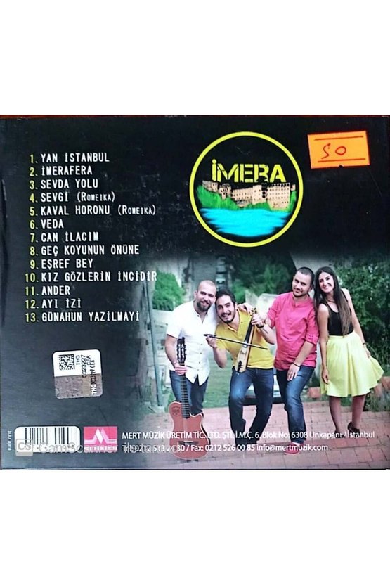(PLAK DEĞİLDİR CD DİR) Cd Imera Ena Cd