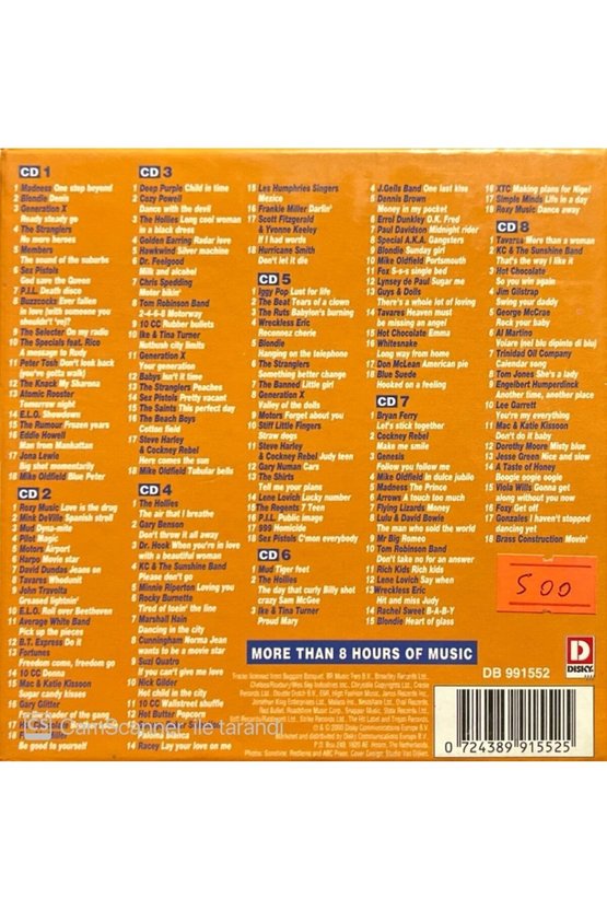 (PLAK DEĞİLDİR CD DİR) Cd Greatest Hits Of The 70s 8 Cd Box Set