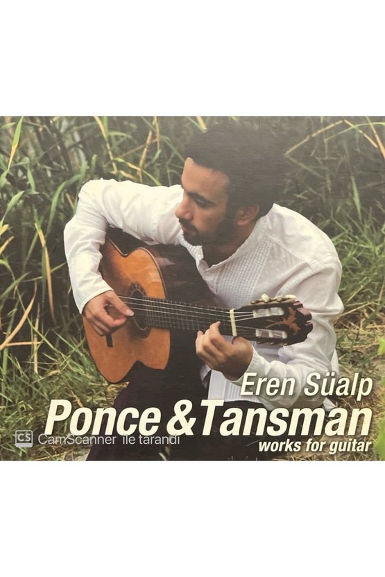 (PLAK DEĞİLDİR CD DİR) Cd Eren Süalp Ponce & Tansman Works For Guitar Cd
