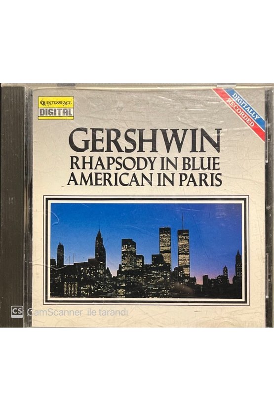 (PLAK DEĞİLDİR CD DİR) Cd Gershwin Rhapsody In Blue American In Paris Cd