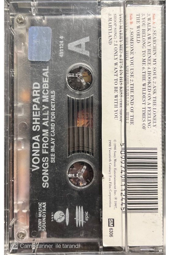 Ally McBeal Featuring Vonda Shepard Kaset