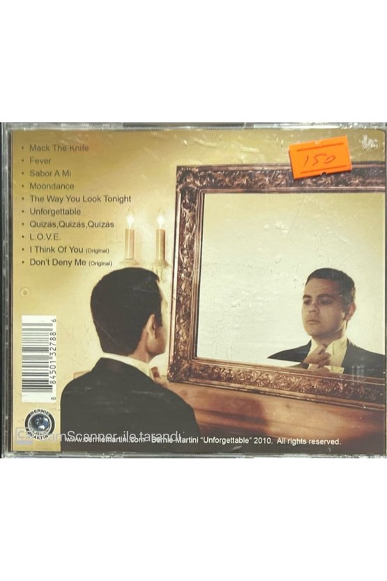 (PLAK DEĞİLDİR CD DİR) Cd Bernie Martini Unforgettable Cd
