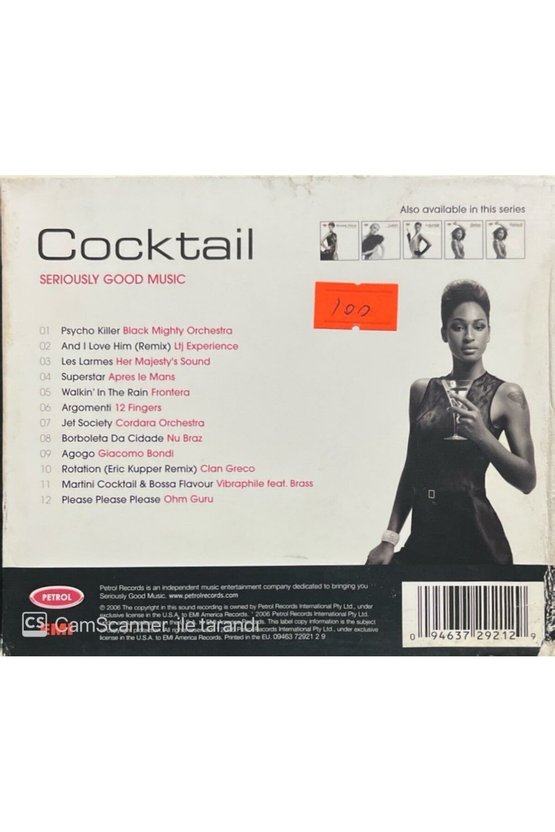 (PLAK DEĞİLDİR CD DİR) Cd Cocktail Seriously Good Music Cd