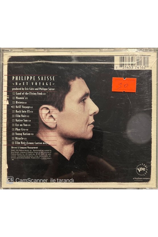 (PLAK DEĞİLDİR CD DİR) Cd Philippe Saisse Next Voyage Cd