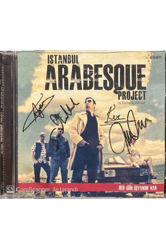 (PLAK DEĞİLDİR CD DİR) Cd Istanbul Arabesque Project By Barbaros Akbulut Imzalı Cd