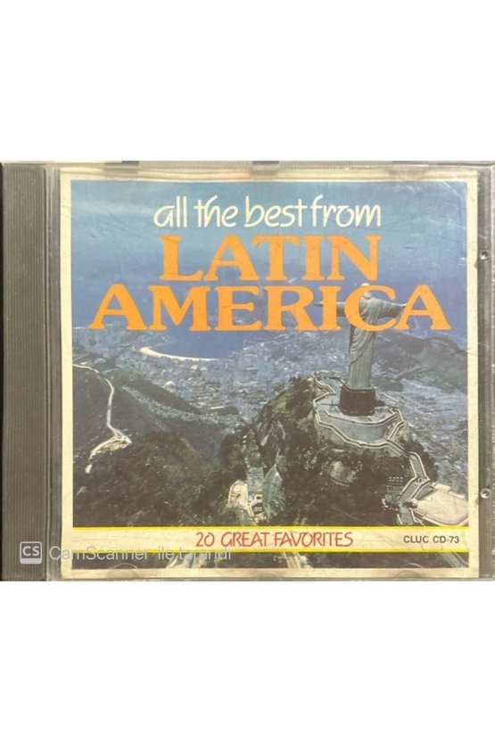 (PLAK DEĞİLDİR CD DİR) Cd All The Best Ftom Latin America Cd