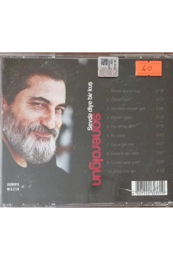 (PLAK DEĞİLDİR CD DİR) Cd Soner Olgun Sevda Diye Bir Kuş Cd