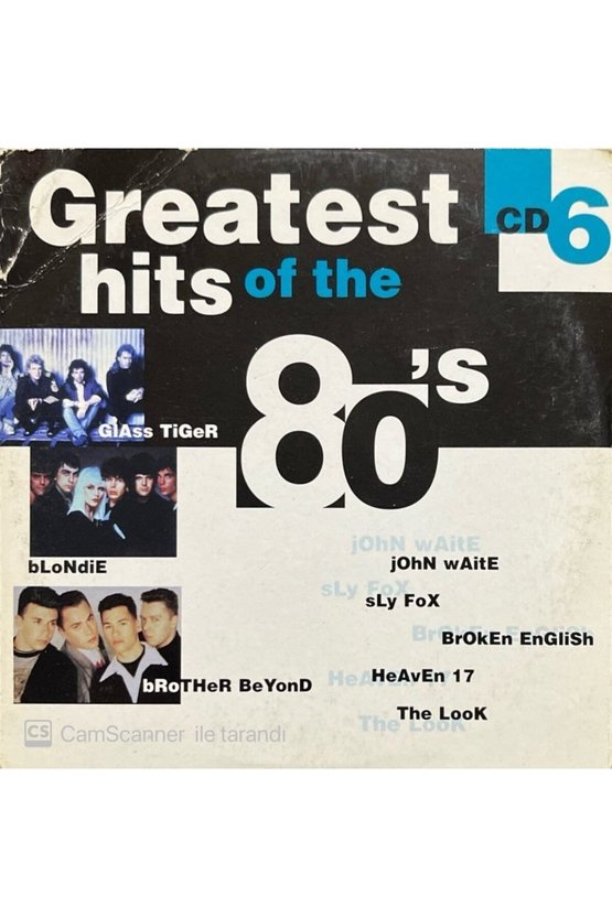 (PLAK DEĞİLDİR CD DİR) Cd Greatest Hits Of The 80s 6 Cd