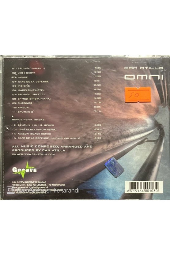(PLAK DEĞİLDİR CD DİR) Cd Can Atilla Omni Cd