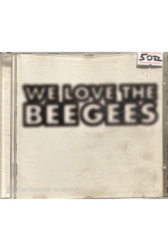 (PLAK DEĞİLDİR CD DİR) Cd We Love The Bee Gees Cd