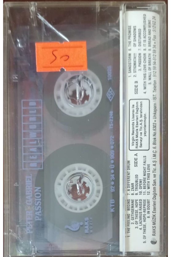 Peter Gabriel Passion Kaset