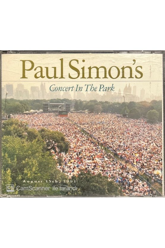 (PLAK DEĞİLDİR CD DİR) Cd Paul Simons Concert In The Park Double Cd