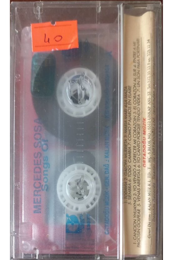 Songs Of Mercedes Sosa Kaset