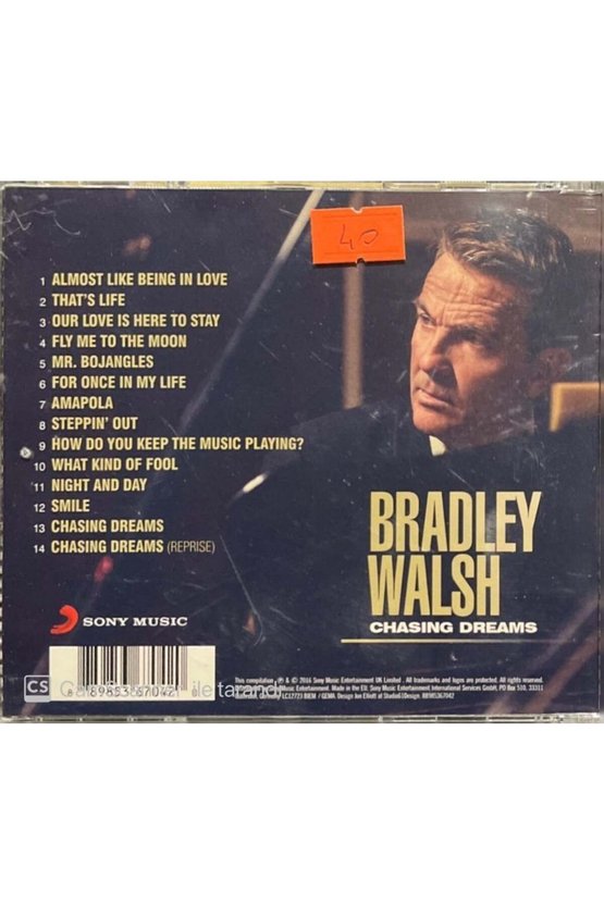 (PLAK DEĞİLDİR CD DİR) Cd Bradley Walsh Chasing Dreams Cd