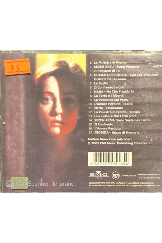 (PLAK DEĞİLDİR CD DİR) Cd Sezen Aksu Karşı Pencere Cd