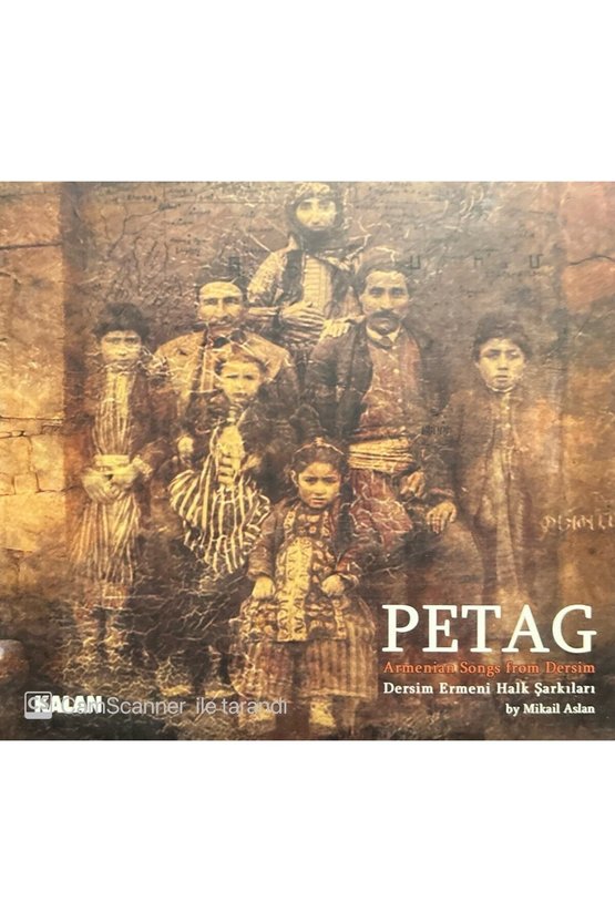 (PLAK DEĞİLDİR CD DİR) Cd Petag Dersim Ermeni Halk Şarkıları Cd