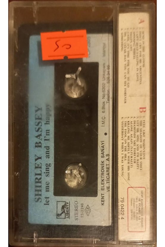 Shirley Bassey  Let Me Sing And Im Happy Kaset
