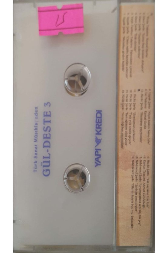 Türk Sanat Müsıkisin den Gül-Deste 3 Kaset