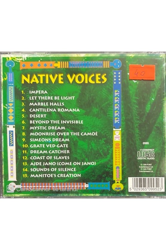 (PLAK DEĞİLDİR CD DİR) Cd Native Voices Cd