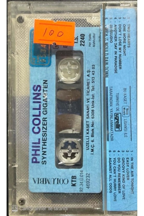 Phil Collins Synthesizer Giganten Kaset