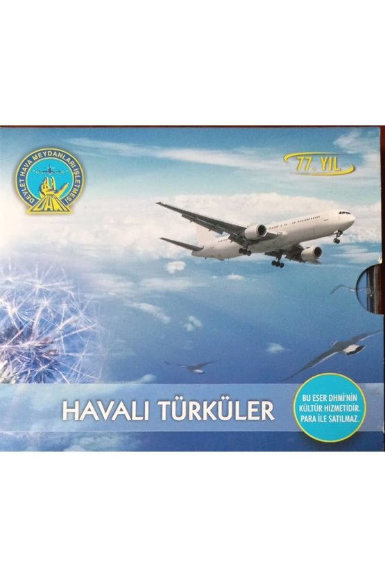 (PLAK DEĞİLDİR CD DİR) Cd 77. Yıl Havalı Türküler Cd