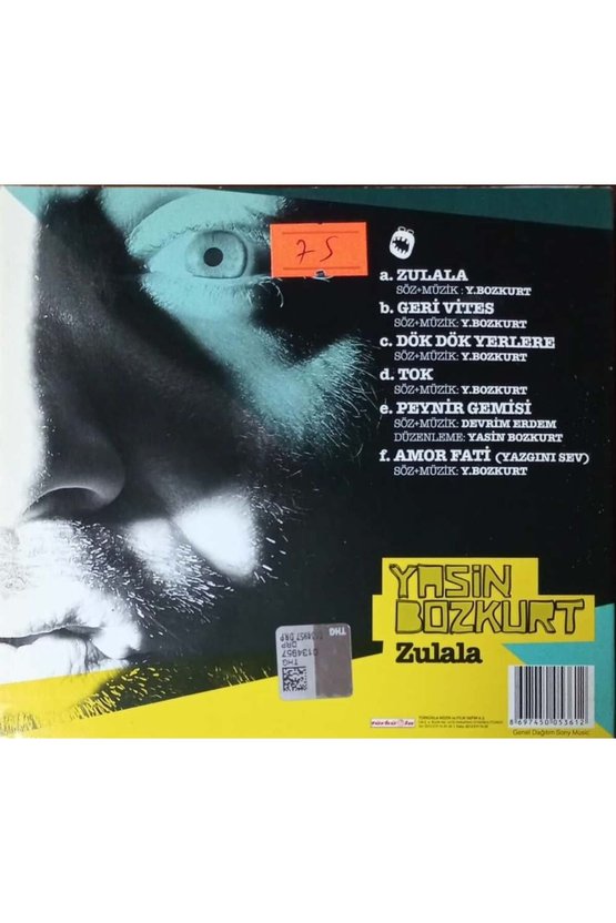 (PLAK DEĞİLDİR CD DİR) Cd Yasin Bozkurt Zulala Cd
