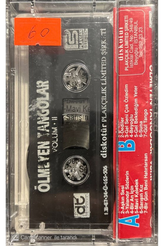 Şecaattin Tanyerli Ölmeyen Tangolar Vol.II Kaset