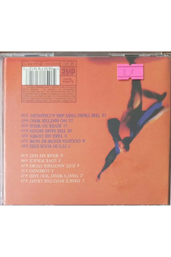 (PLAK DEĞİLDİR CD DİR) Cd Phil Collins Dance Into The Light Cd