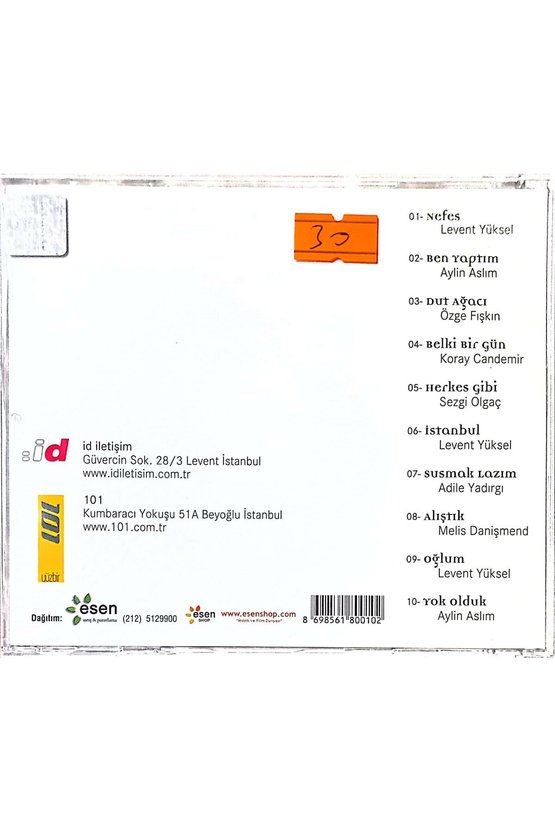 (PLAK DEĞİLDİR CD DİR) Cd Selim Demirdelen Dut Ağacı Cd