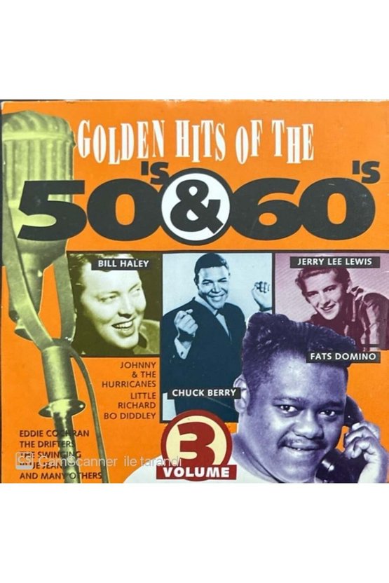 (PLAK DEĞİLDİR CD DİR) Cd Golden Hits Of The 50s & 60s Volume 3 Cd