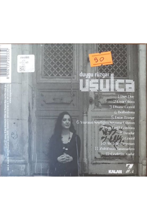 (PLAK DEĞİLDİR CD DİR) Cd Duygu Rüzgar Usluca Cd